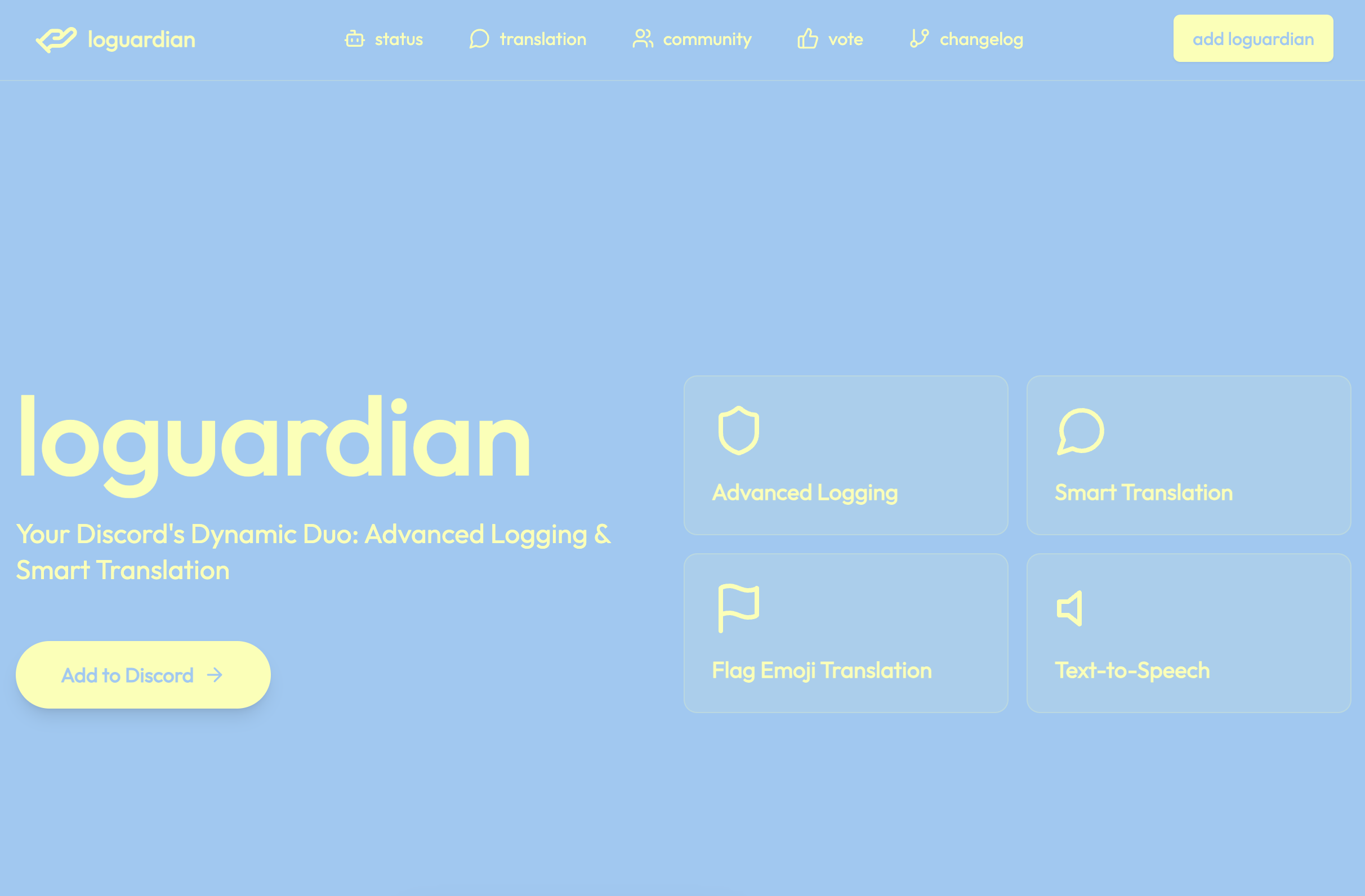 Loguardian - Translation Bot